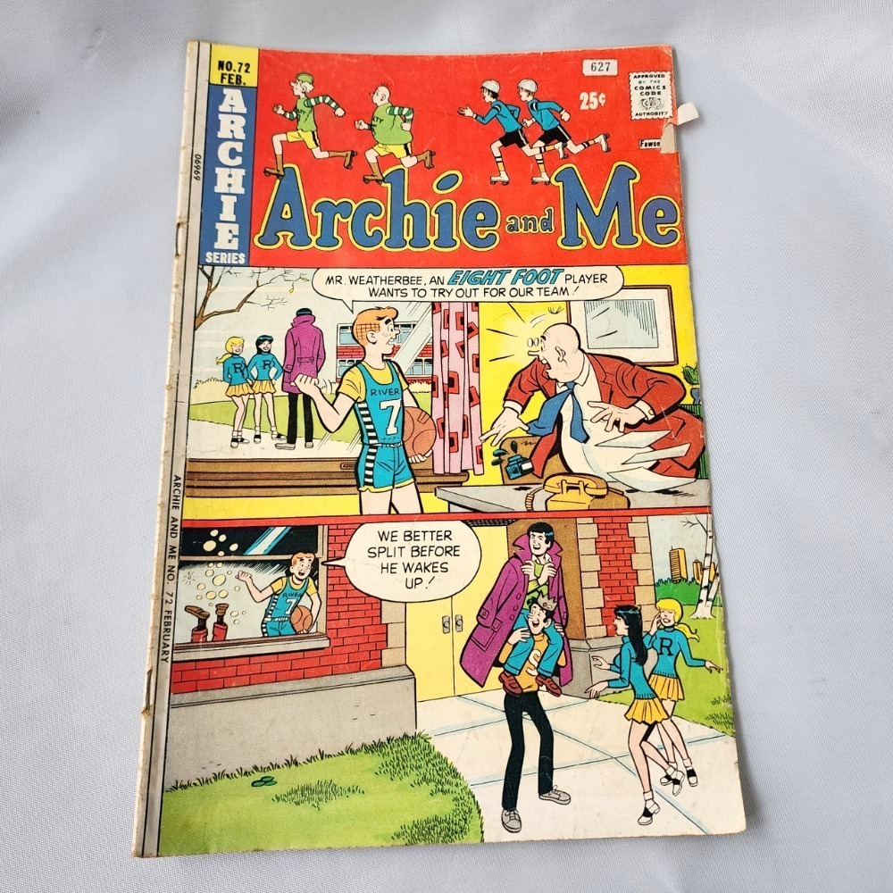 Archie and Me Comic Book No. 72 Feb 1972 Silver Age‎ Vintage Collectible Retro